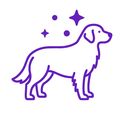 Loves dogs, especially Wizard